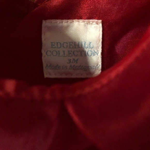 EDGEHILL COLLECTION - INFANT GIRLS RED FORMAL DRESS SIZE 3 MONTHS NWT - Picture 7 of 9